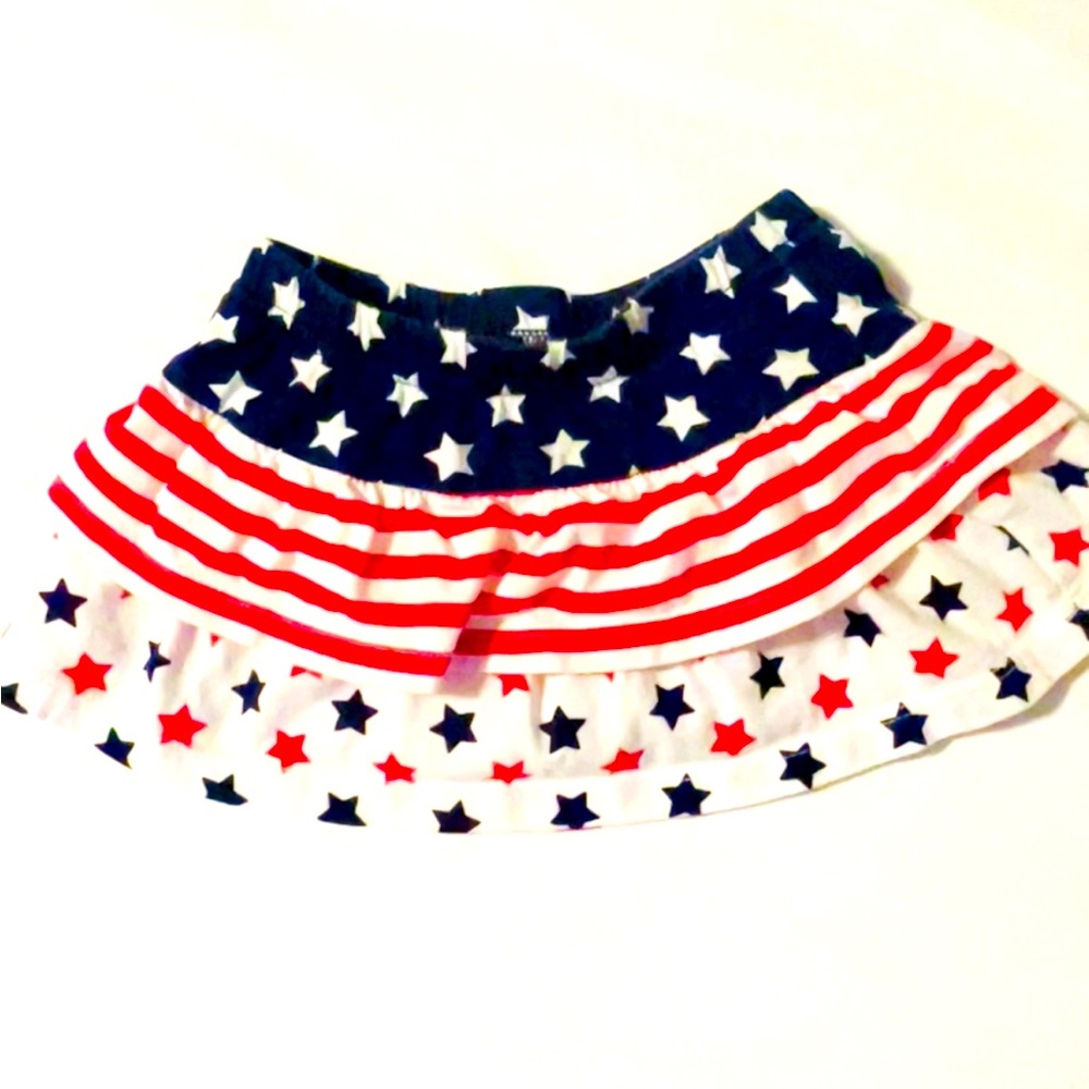 Baby girls 4th of July skirt. Jumping Beans brand, size 9-months. Like new!